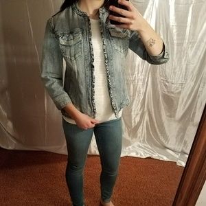 Chico's Platinum Jean Jacket